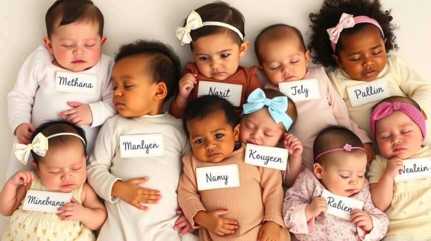 Bebeluși cu nume la modă pentru 2024-2025