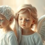 Îngeri pentru băieți și fete, simboluri spirituale și sacre