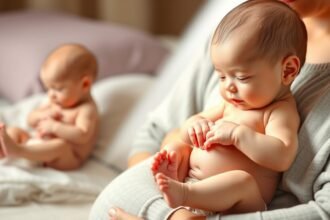 Bebeluși explorând etapele de dezvoltare motorie și cognitivă