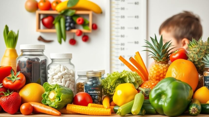 Diverse alimente bogate în vitamine și minerale pentru sănătatea copiilor