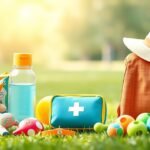 Geanta de parc pentru toddler, plină cu necesare pentru o ieșire